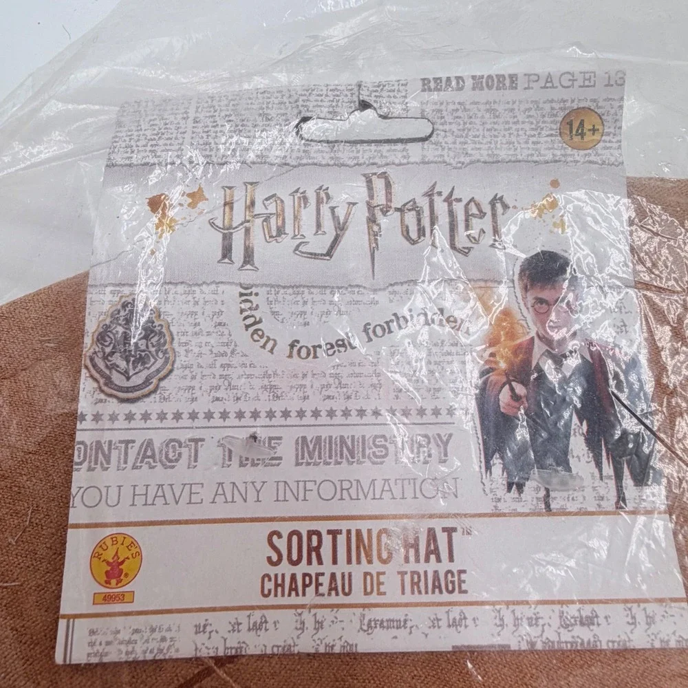 Harry Potter Sorting Hat Rubies 49953 Brown Halloween Costume Cosplay Accessory